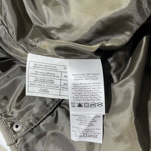 Eddie Bauer Quilted Riding Snap Closure Jacket Women’s Large Brown/Olive B1 - Picture 15 of 16